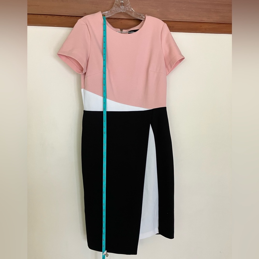 5/$15 RN Studio brand dress size 6 pink, black, & white